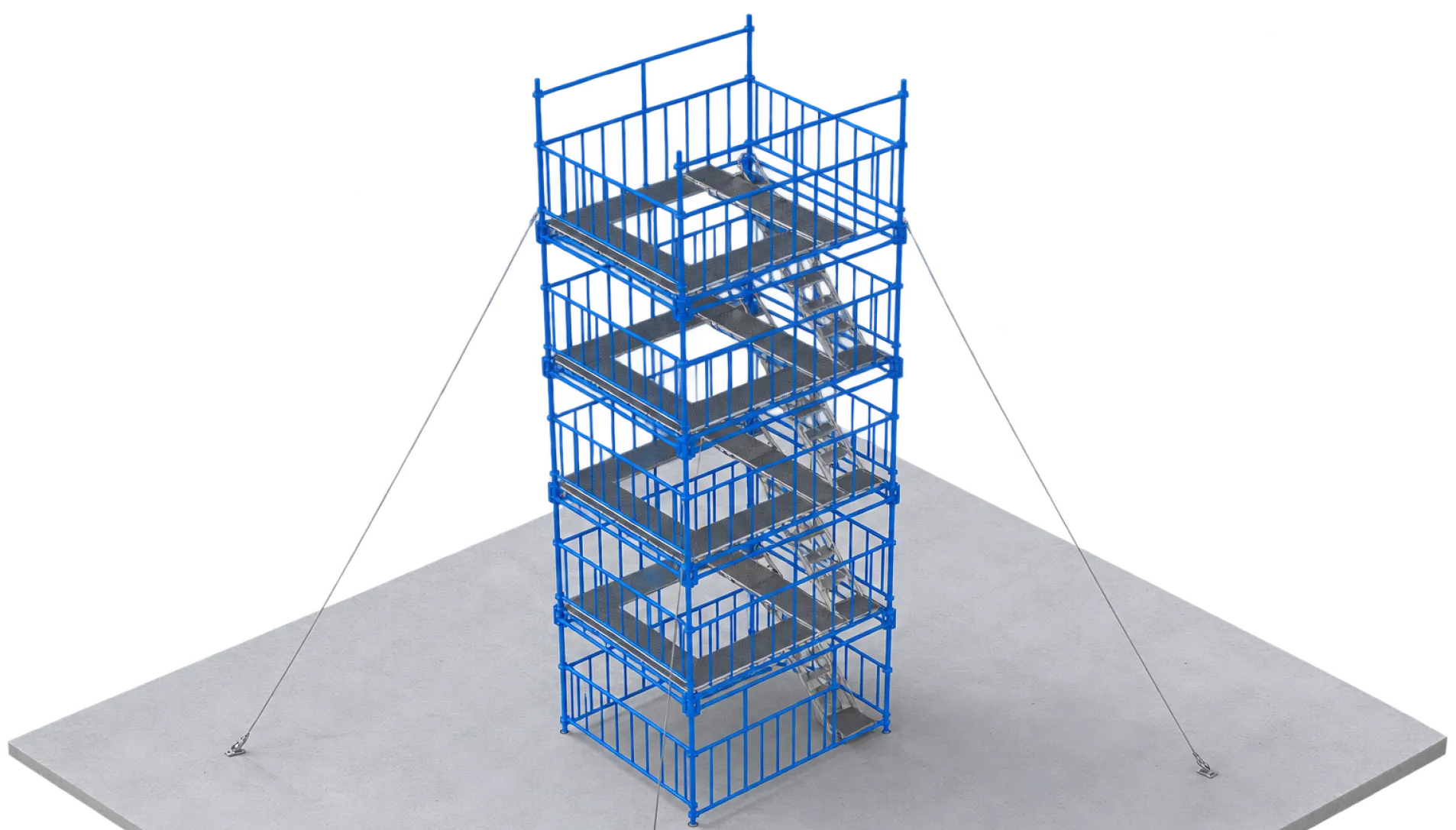 Column Construction Working Platform