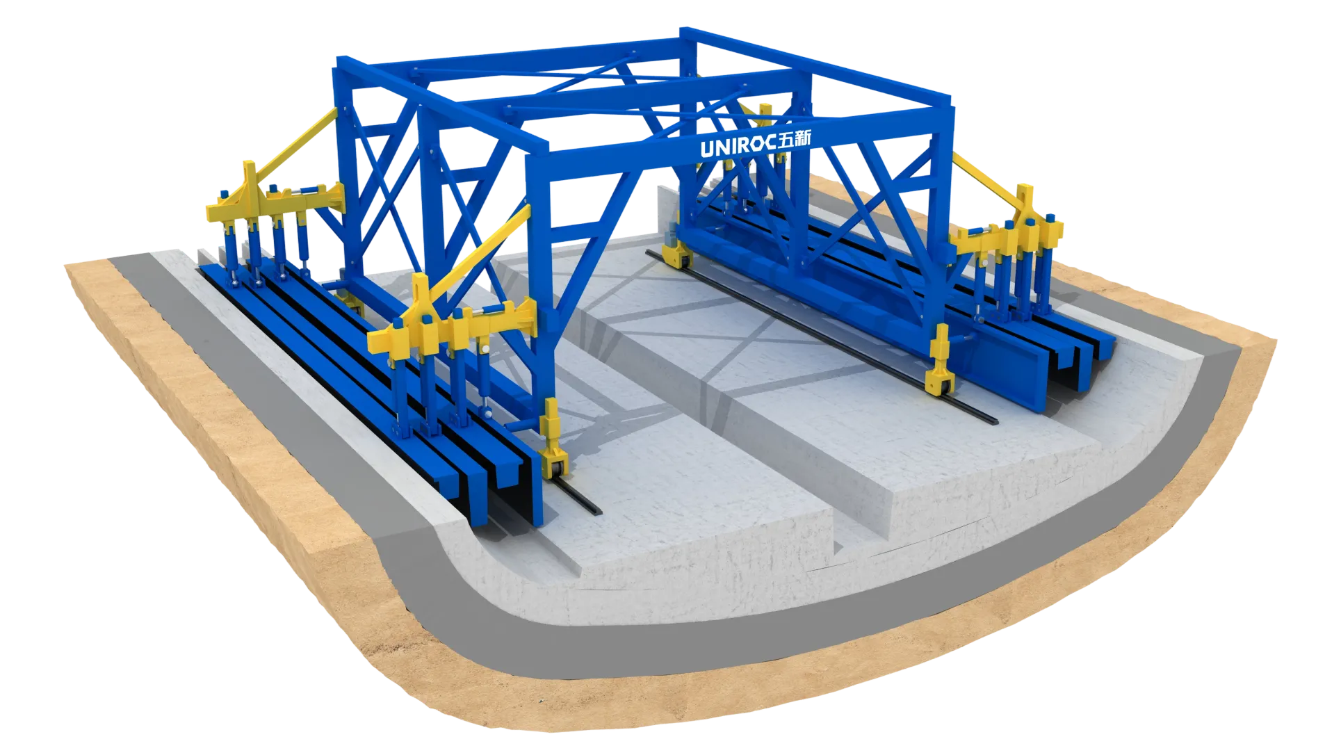 Hydraulic Water Ditch Cable Trough