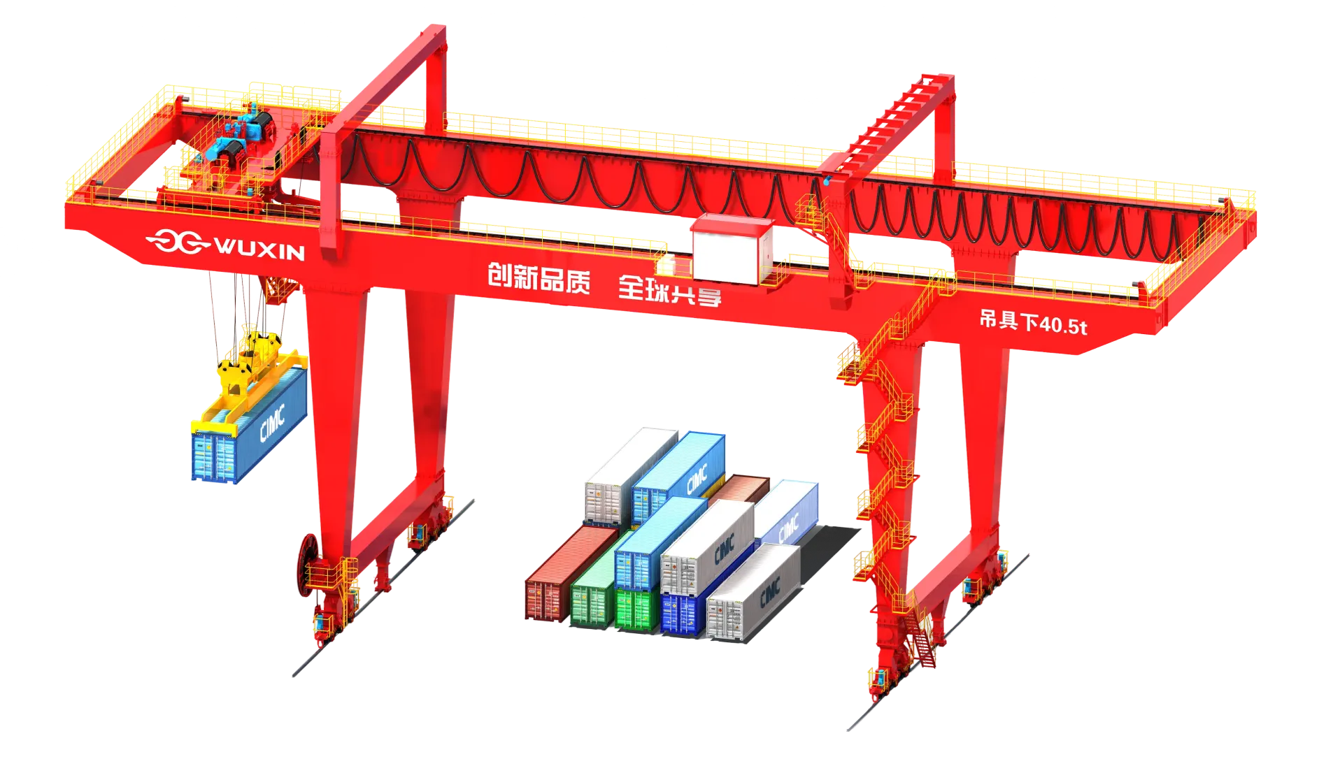 Rail-Mounted Container Gantry Crane (RMG)